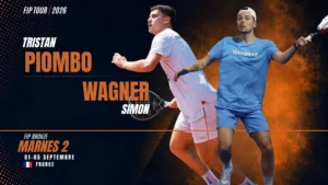 Tristan Piombo / Simon Wagner veulent créer la surprise pour leur première au FIP Bronze Marnes