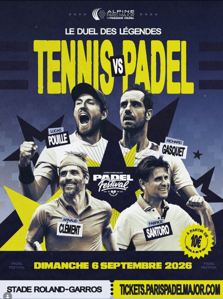 Paris Major 2026 : Gasquet, Pouille, Santoro, Pirès, Diaw… un dimanche de folie à Roland-Garros