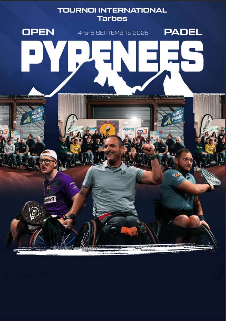 Padel fauteuil : un plateau international record attendu à Tarbes