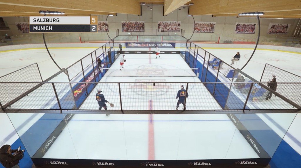 Coldest Court : quand le padel se joue… sur une patinoire