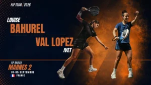 FIP Bronze Marnes II : Louise Bahurel et Val LOpez Ivet