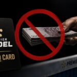 Premier Padel : une Wild Card ne peut pas s’acheter… et ce n’est probablement pas écrit là par hasard | Padel Magazine Premier Padel Wild Card badge beside a hand holding a stack of cash with a red prohibition symbol over the money, signaling no bribery