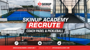 SkinUp Academy recrute un coach Padel & Pickleball à Azay-le-Rideau