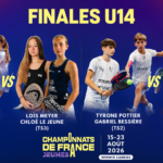 Championnats de France U14 – Laforge / Le Roux impressionnent, Le Jeune / Meyer résistent, Devriendt / Debroy et Bessière / Pottier ne lâchent aucun set - Direction la finale ! | Padel Magazine Championnats de France U14 – Laforge / Le Roux impressionnent, Le Jeune / Meyer résistent, Devriendt / Debroy et Bessière / Pottier ne lâchent aucun set - Direction la finale !