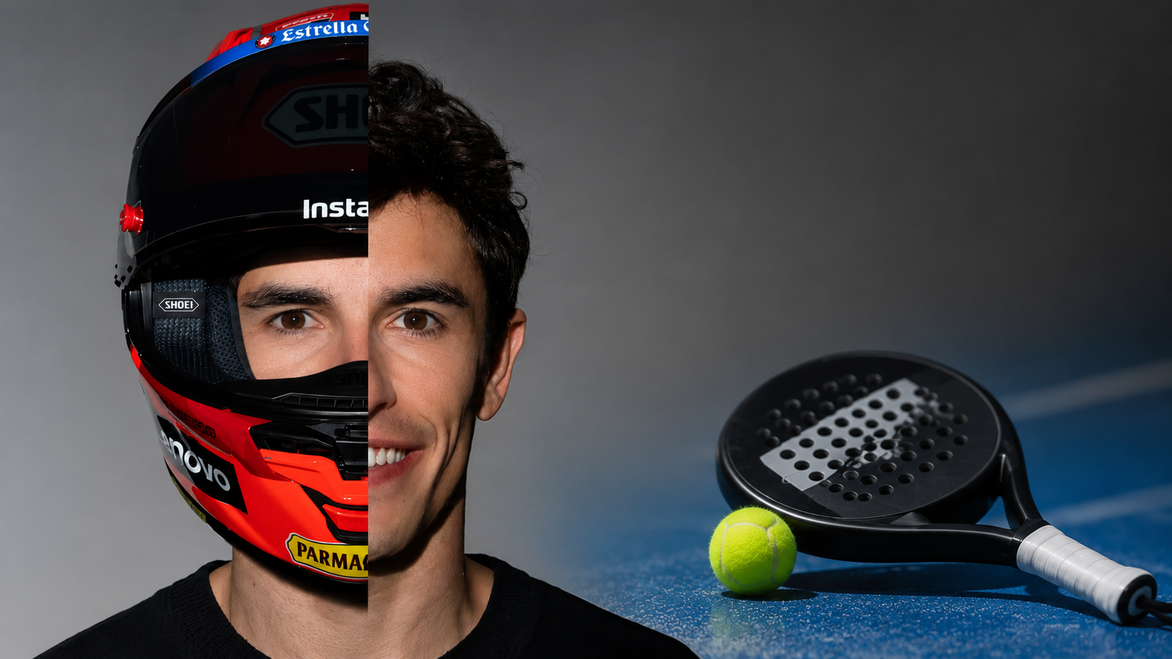 Marc Márquez contraint d’abandonner le padel pour piloter une MotoGP: « J’ai essayé de jouer de la main gauche, mais c’était impossible » | Padel Magazine Marc Márquez contraint d’abandonner le padel pour piloter une MotoGP: « J’ai essayé de jouer de la main gauche, mais c’était impossible »