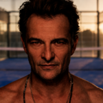 David Hallyday, 60 ans et toujours la raquette de padel dans les bagages