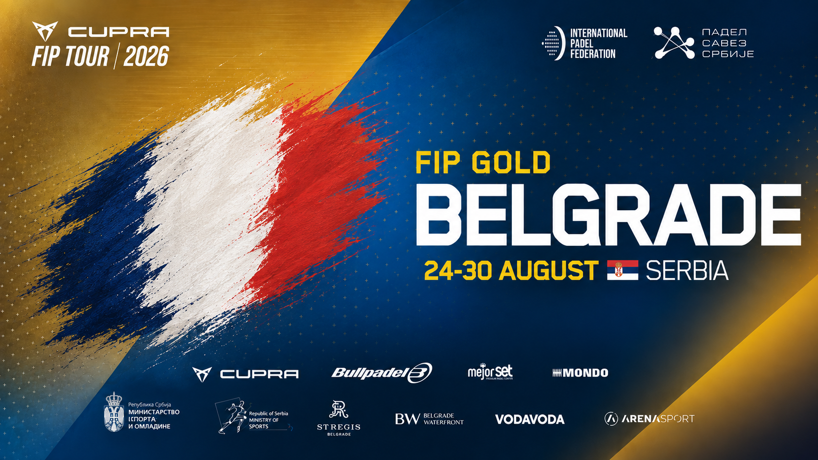FIP Tour 2026 FIP Gold Belgrade France | Padel Magazine FIP Tour 2026 FIP Gold Belgrade France