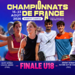 Championnats de France U18 : Isaac / Chrétien Meal face à Aznar / André, Robert / Guy de Chamisso défient Bernard / Peloux pour les titres | Padel Magazine Championnats de France U18 : Isaac / Chrétien Meal face à Aznar / André, Robert / Guy de Chamisso défient Bernard / Peloux pour les titres