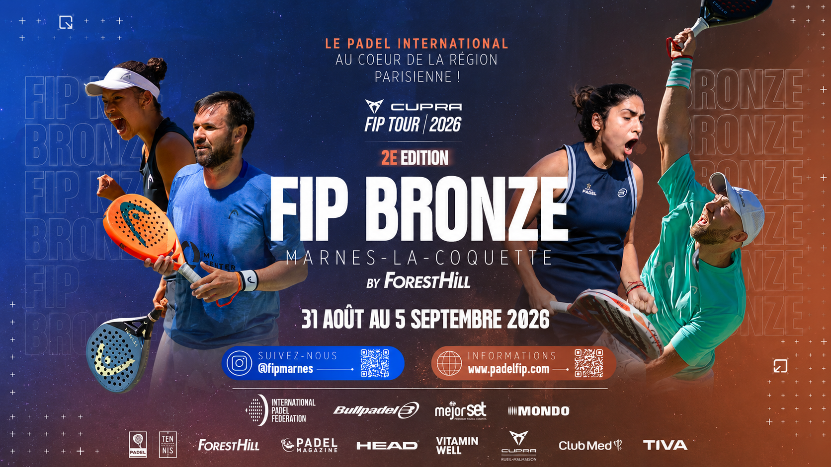 FIP Bronze Marnes II : les listes définitives dévoilées, les Français en nombre