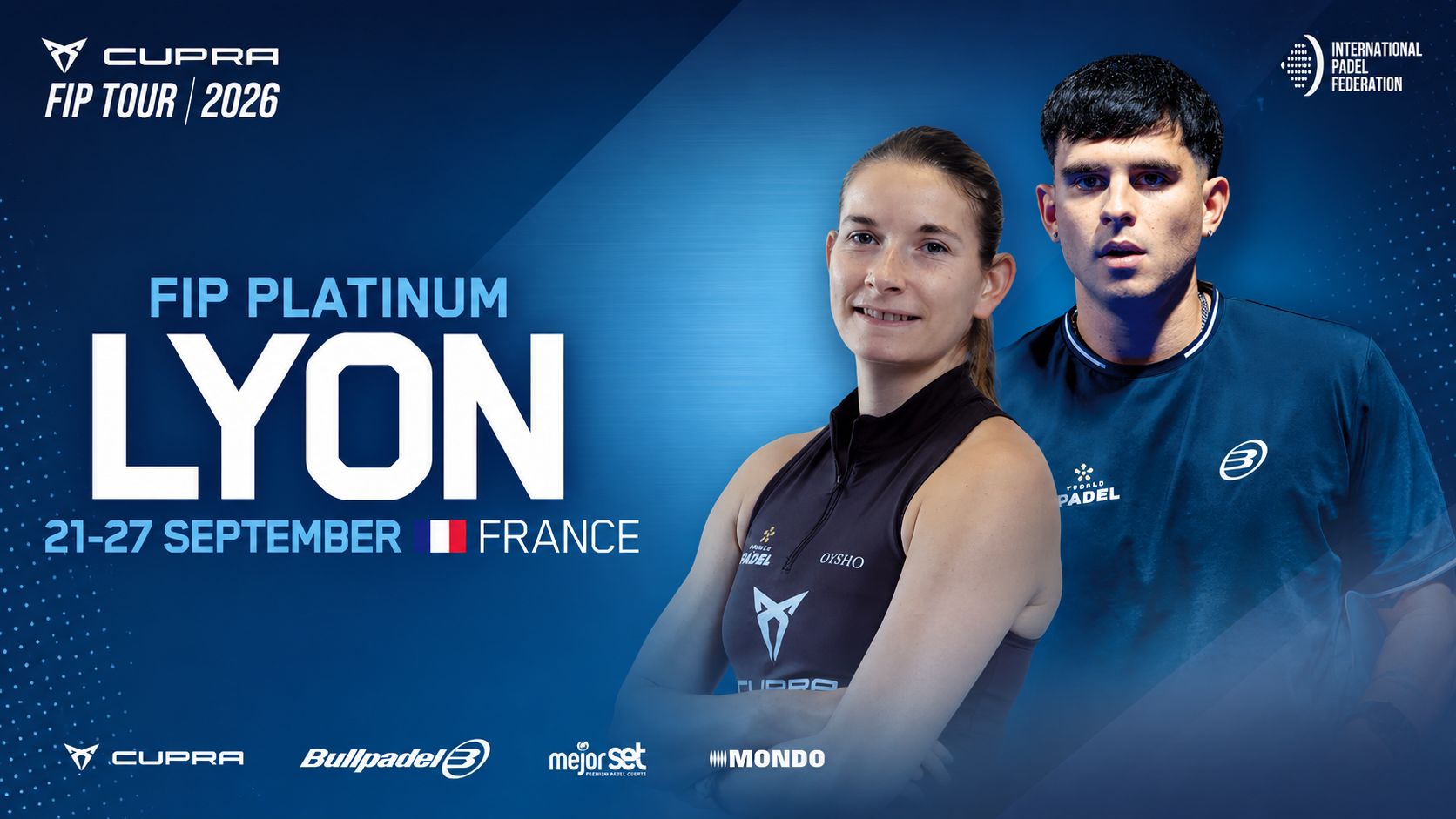 FIP Platinum Lyon 2026 : 130 000 euros de prize money et une semaine de padel à Gerland