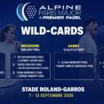 Alpine Paris Major 2026 : la FFT dévoile ses wild-cards, Guichard, Fonteny, Boronad et Bahurel, Touly directement dans le tableau principal