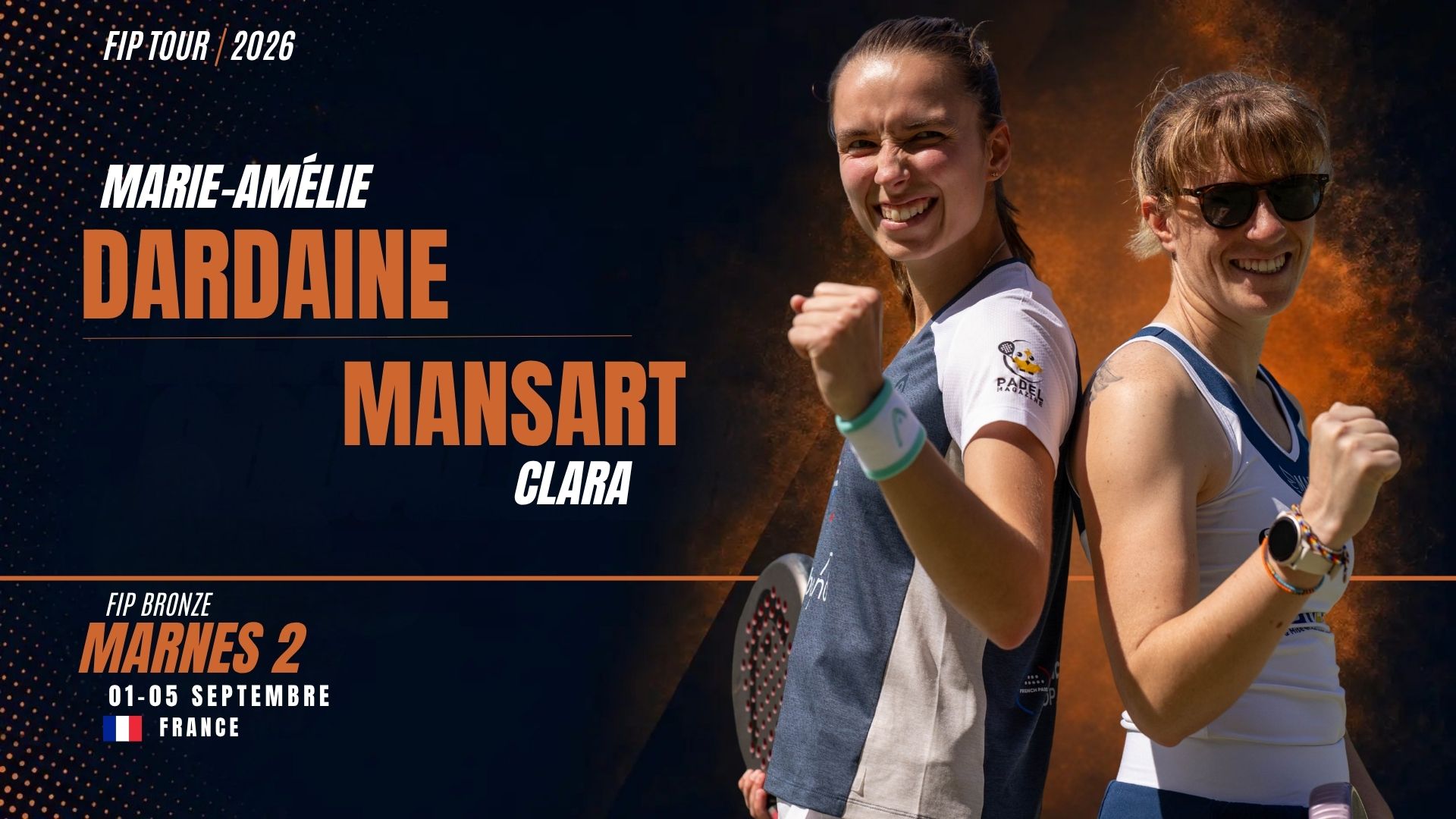 FIP Bronze Marnes Dardaine Mansart reviennent avec de nouvelles ambitions | Padel Magazine FIP Bronze Marnes : Dardaine / Mansart reviennent avec de nouvelles ambitions