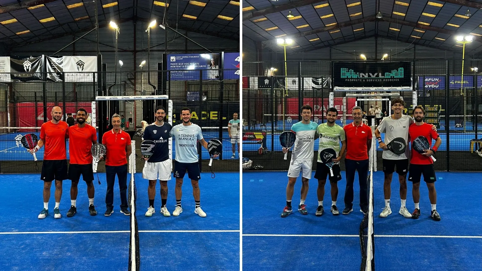 P1500 4PADEL Orléans : Vincent / Bayard renversent Ayuso / Forcin, les deux premières têtes de série en finale