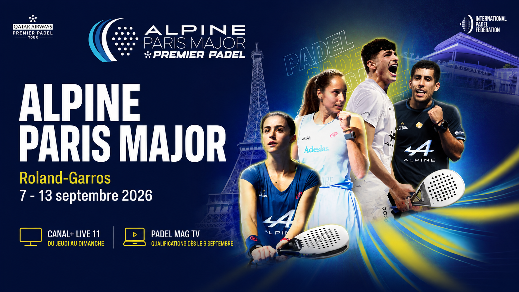 Alpine Paris Major 2026 : où regarder les qualifications et le tournoi sur CANAL+ ?