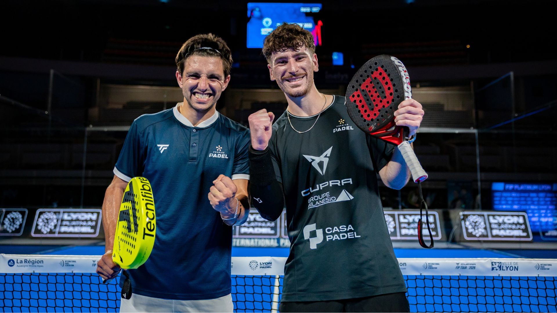 FIP Platinum Lyon Leygue et Moya sauvent une balle de match et renversent Lamperti Álvarez pour filer en 8es face à Alonso Goñi | Padel Magazine FIP Platinum Lyon : Leygue et Moya sauvent une balle de match et renversent Lamperti / Álvarez pour filer en 8es face à Alonso / Goñi