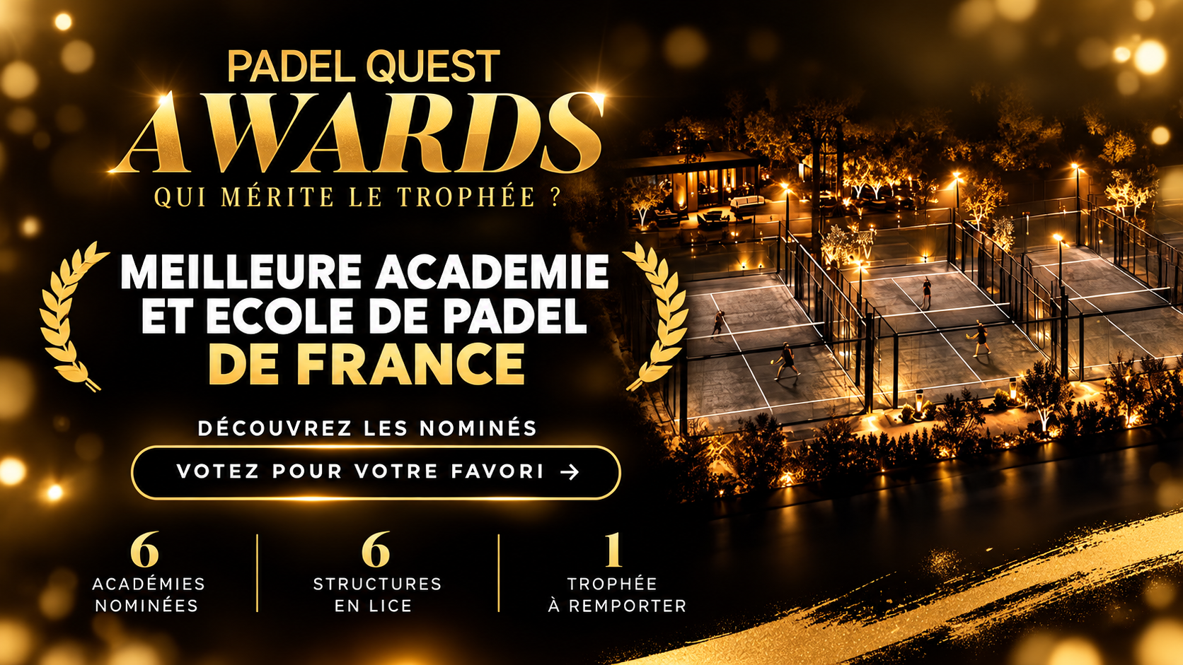 Padel Quest Awards : les meilleures académies et écoles de padel de France à l’honneur