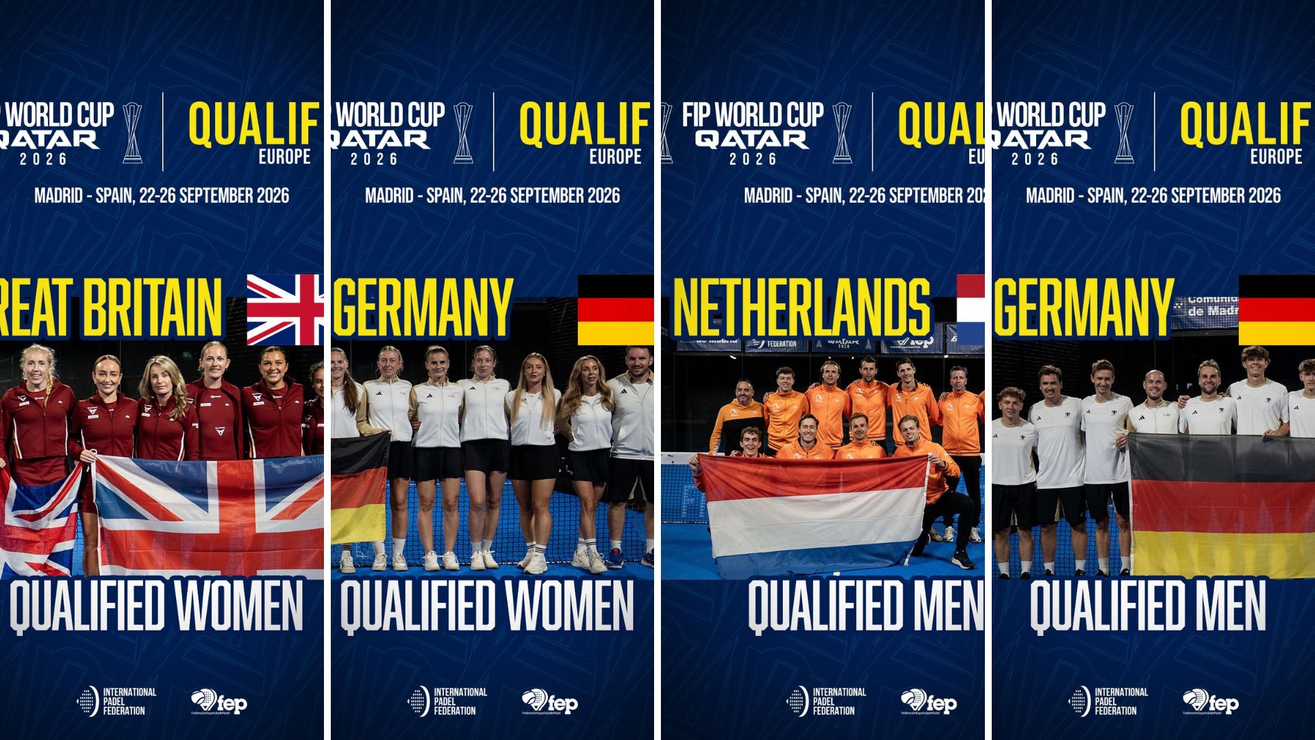 Mondial 2026 : l’Allemagne qualifie ses deux sélections, les Pays-Bas et la Grande-Bretagne décrochent leur billet pour Doha