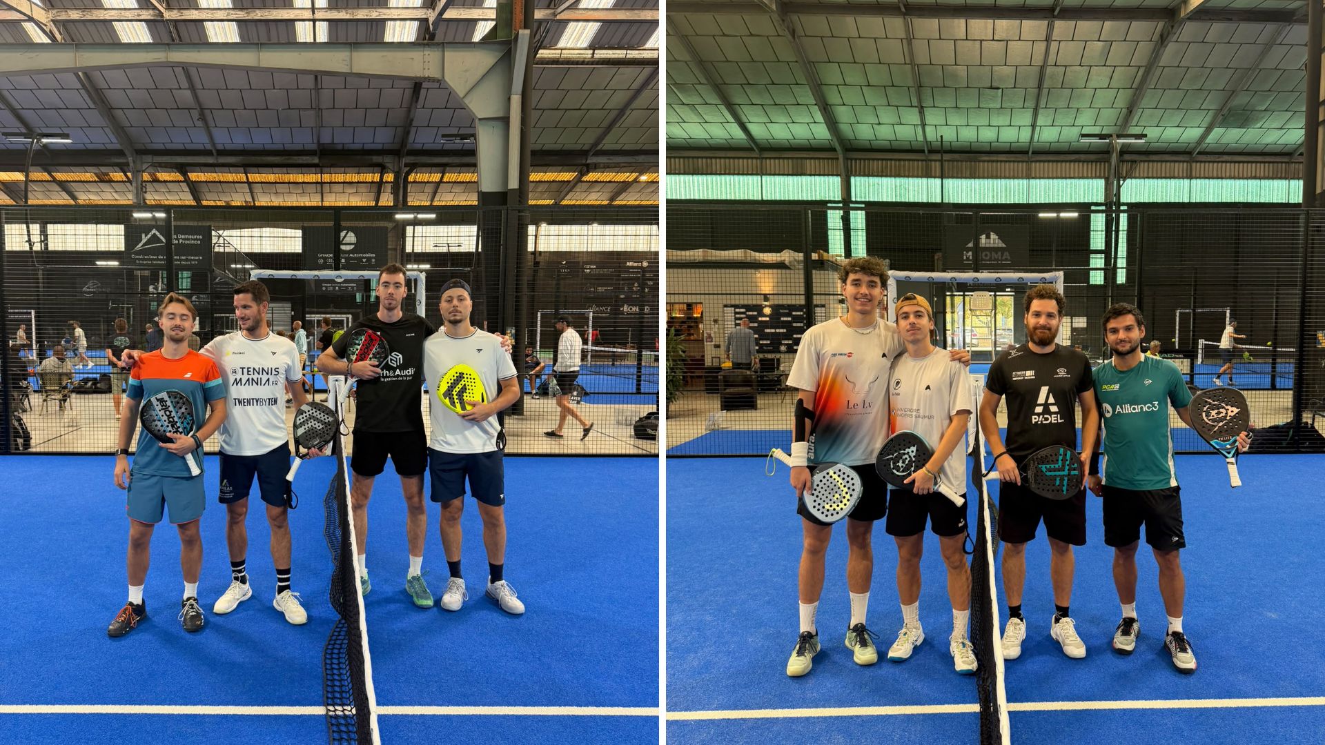 P2000 Padel Sporting Club d’Évreux - Couturier / Dumoulin et Wagner / Coulombeau tiennent leur rang et filent en finale