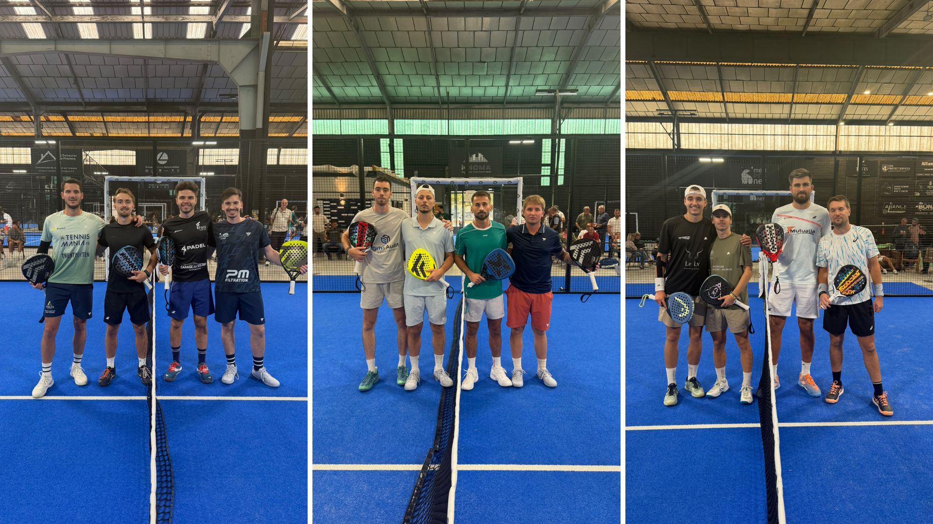 P2000 Padel Sporting Club d'Évreux : les quatre premières têtes de série au rendez-vous des demi-finales