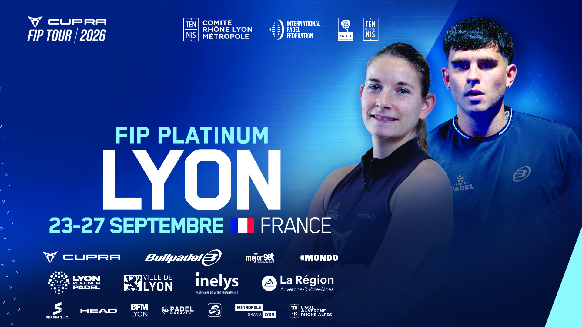 FIP Platinum Lyon : un plateau déjà XXL avec plusieurs joueurs du top 20 mondial, Di Nenno / Tello reformés pour l’occasion