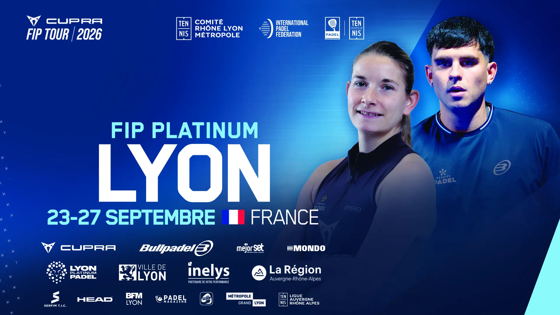 FIP Platinum Lyon : un plateau déjà XXL avec plusieurs joueurs du top 20 mondial, Di Nenno / Tello reformés pour l’occasion