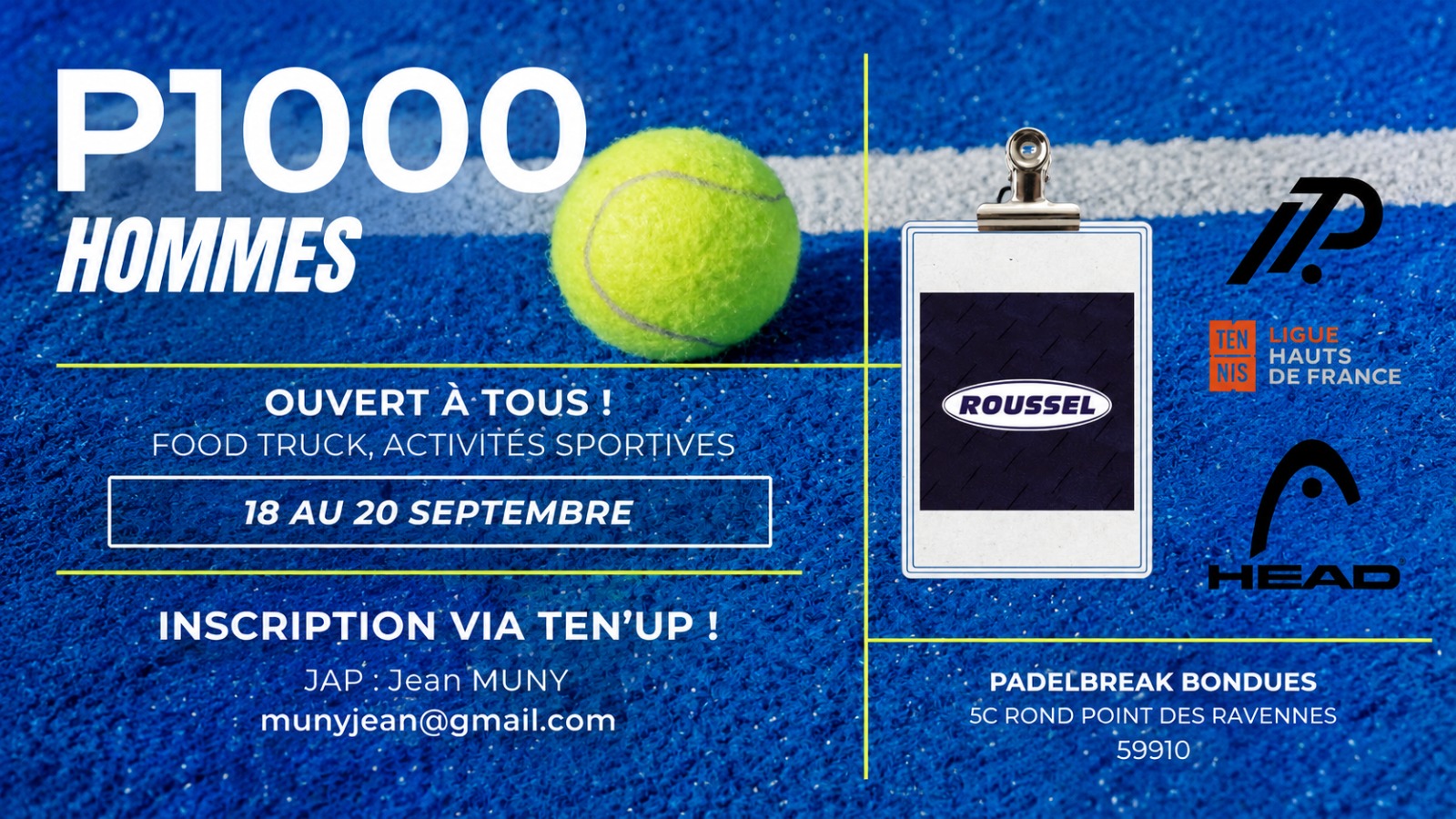 P1000 Padel Break Bondues – Deknuydt / Forichon ont une cible dans le dos, Couturier / Tardy à l’affût