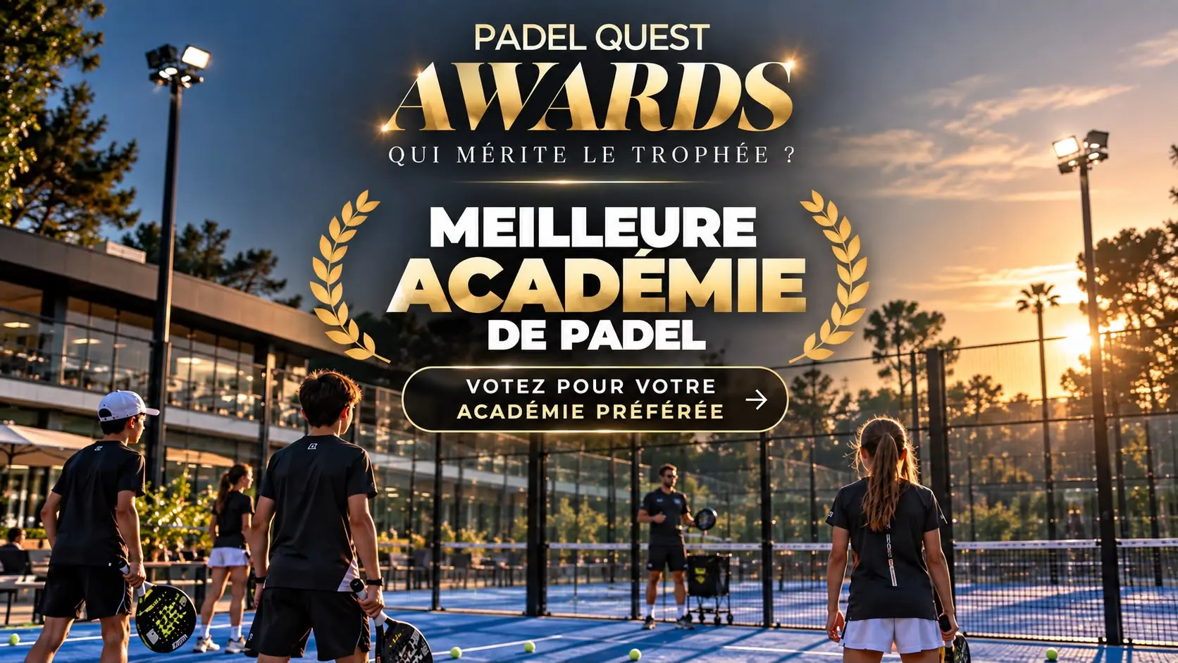 Padel Quest Awards : les meilleures académies et écoles de padel de France à l’honneur
