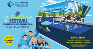 Le Padel Festival lancera le Paris Major avec une journée exceptionnelle prévu dimanche