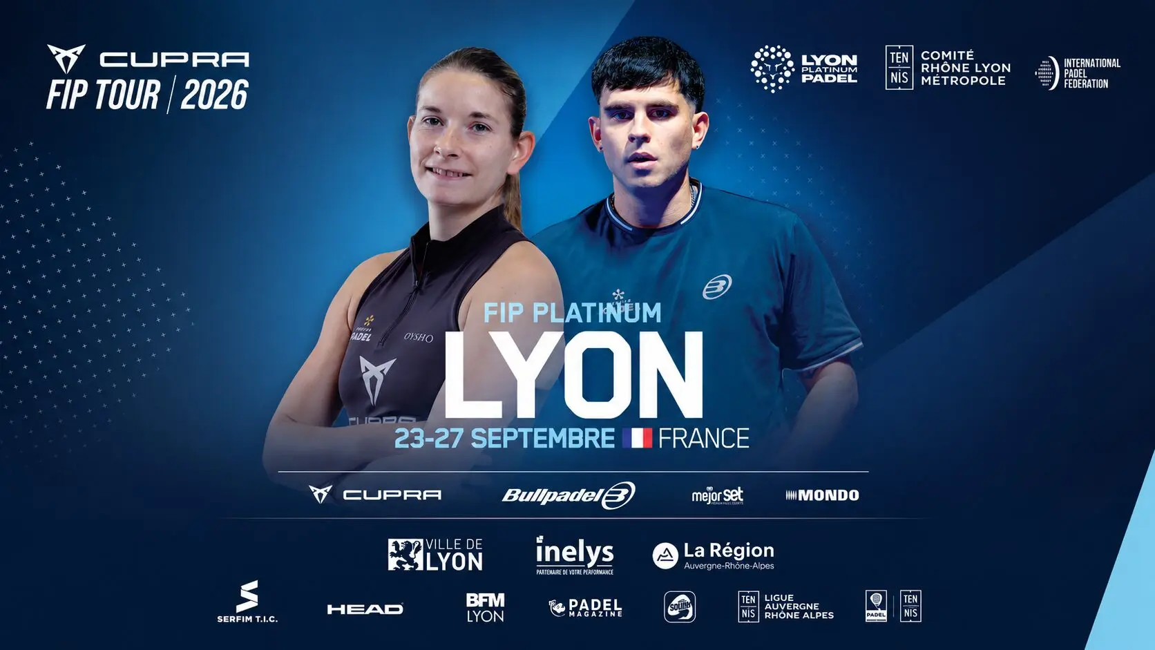 FIP Platinum Lyon : un plateau déjà XXL avec plusieurs joueurs du top 20 mondial, Di Nenno / Tello reformés pour l'occasion