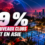 Le padel explose en Asie : 39 % des nouveaux clubs mondiaux y ouvrent en 2026