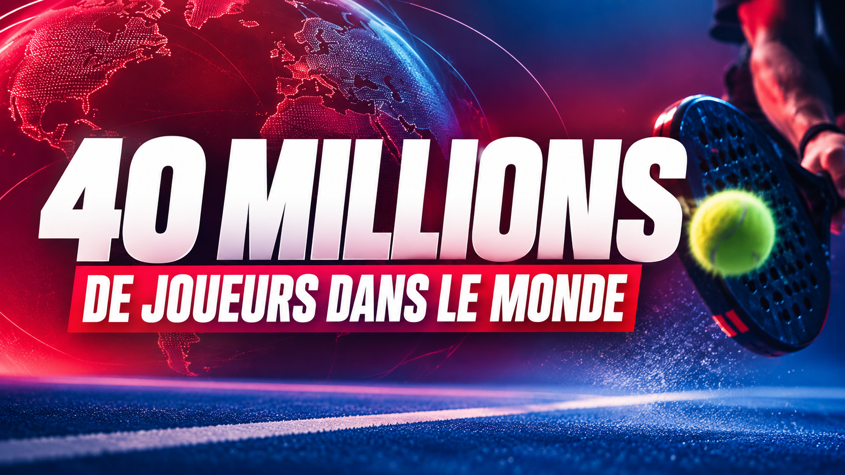 40 millions de joueurs de padel dans le monde : les chiffres d'une croissance spectaculaire
