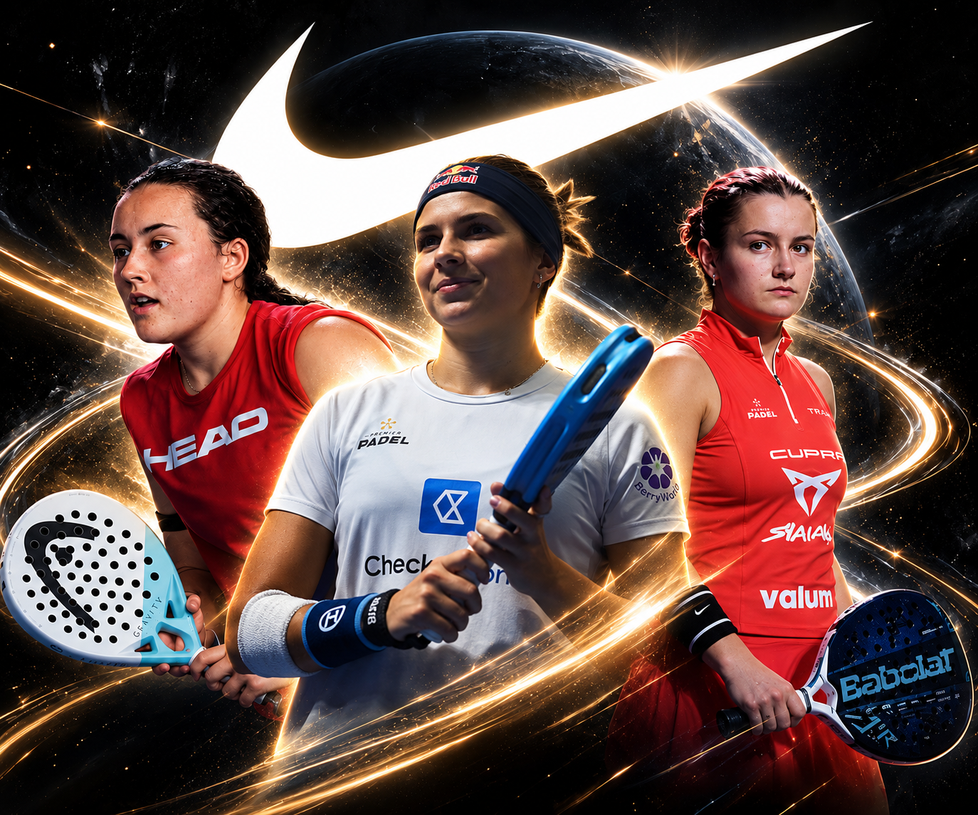 Nike prépare son arrivée dans le padel féminin : Brea, Calvo et Ustero dans le viseur