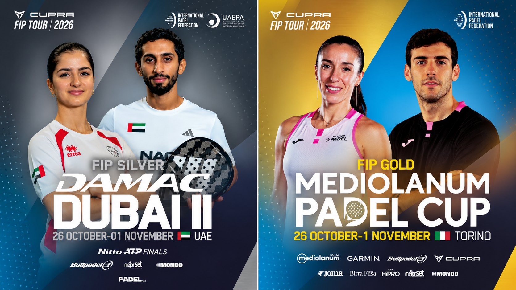 FIP Gold Turin : Seux / Huard de la Marre en confiance, Biron / Basso face à deux jeunes espoirs espagnols