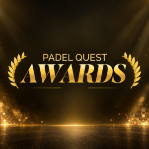 Affiche dorée des Padel Quest Awards