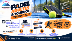 I Pyramides stanno organizzando un campo estivo di padel per adulti con un torneo P50 a conclusione della settimana.