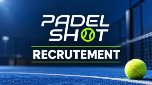 Bannière de recrutement Padel Shot