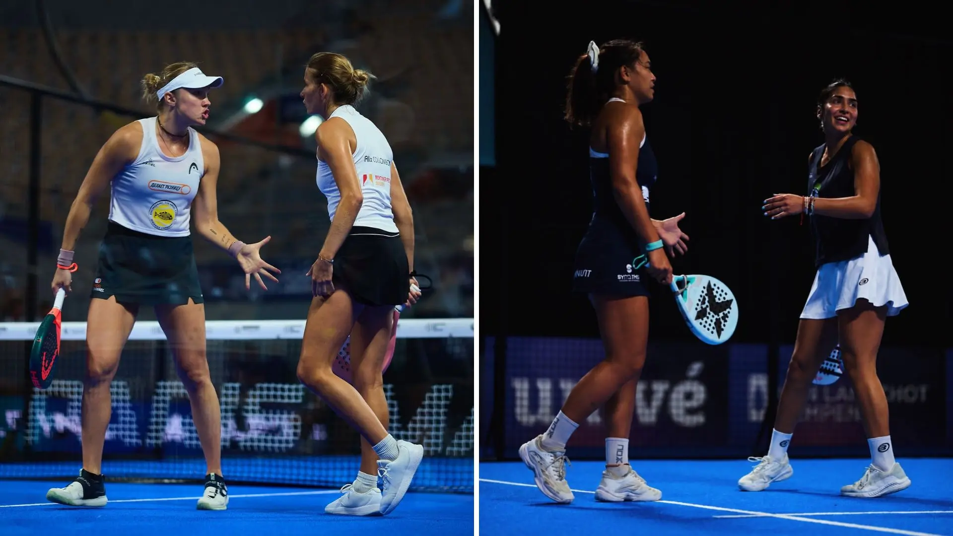 Collombon / Sharifova retrouvent Salazar / Osoro au 1er tour du Milan P1, Godallier / Valenzuela face à une paire inédite