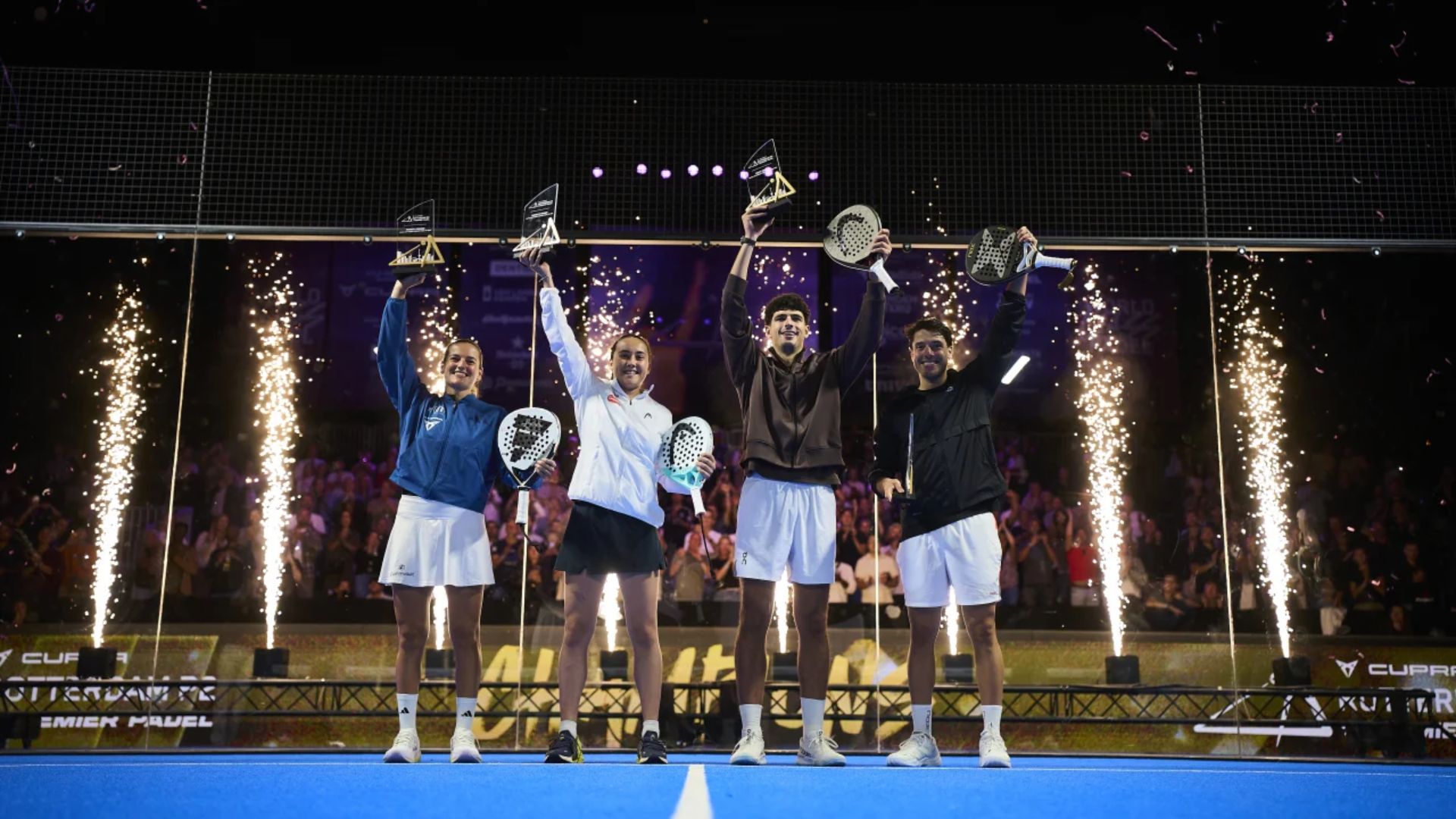 Combien ont gagné Coello / Tapia et Sánchez / Ustero en remportant le Rotterdam P2 ?