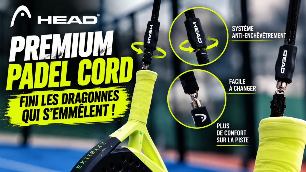 Cordon de padel anti-enchevêtrement Premium