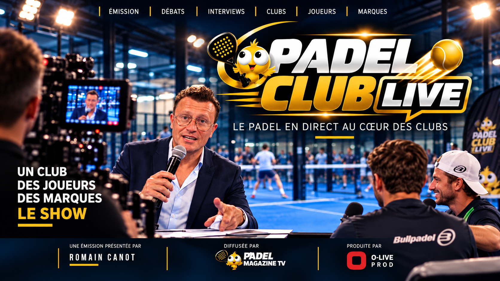 Padel Club Live : une nouvelle émission au cœur des clubs et de l’actualité du padel