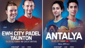 FIP Tour : Blanqué / Hugounenq, Merah et Muesser poursuivent à Taunton, Ledrap / Baud au rendez-vous à Antalya