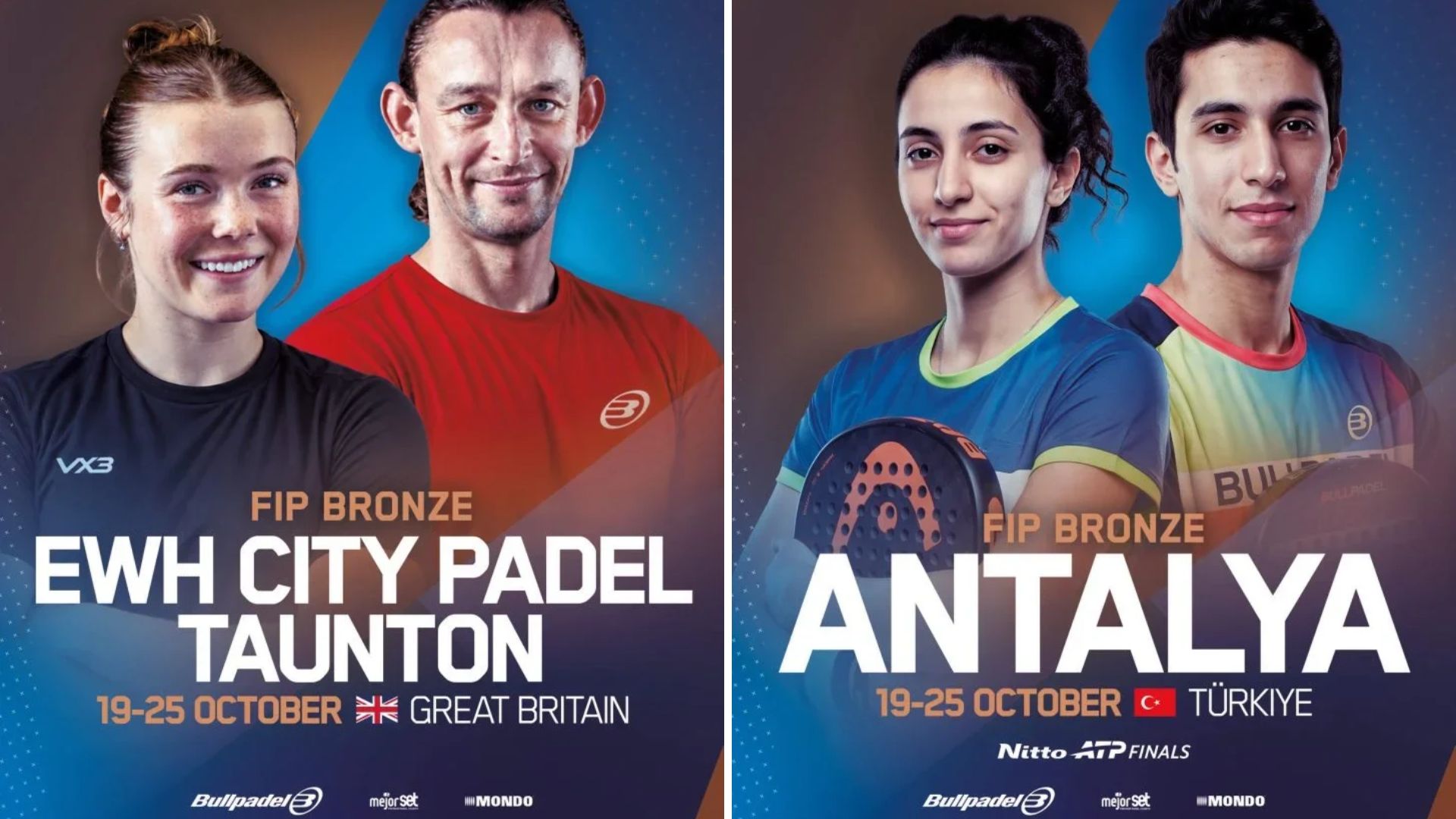 FIP Tour : Blanqué / Hugounenq, Merah et Muesser poursuivent à Taunton, Ledrap / Baud au rendez-vous à Antalya