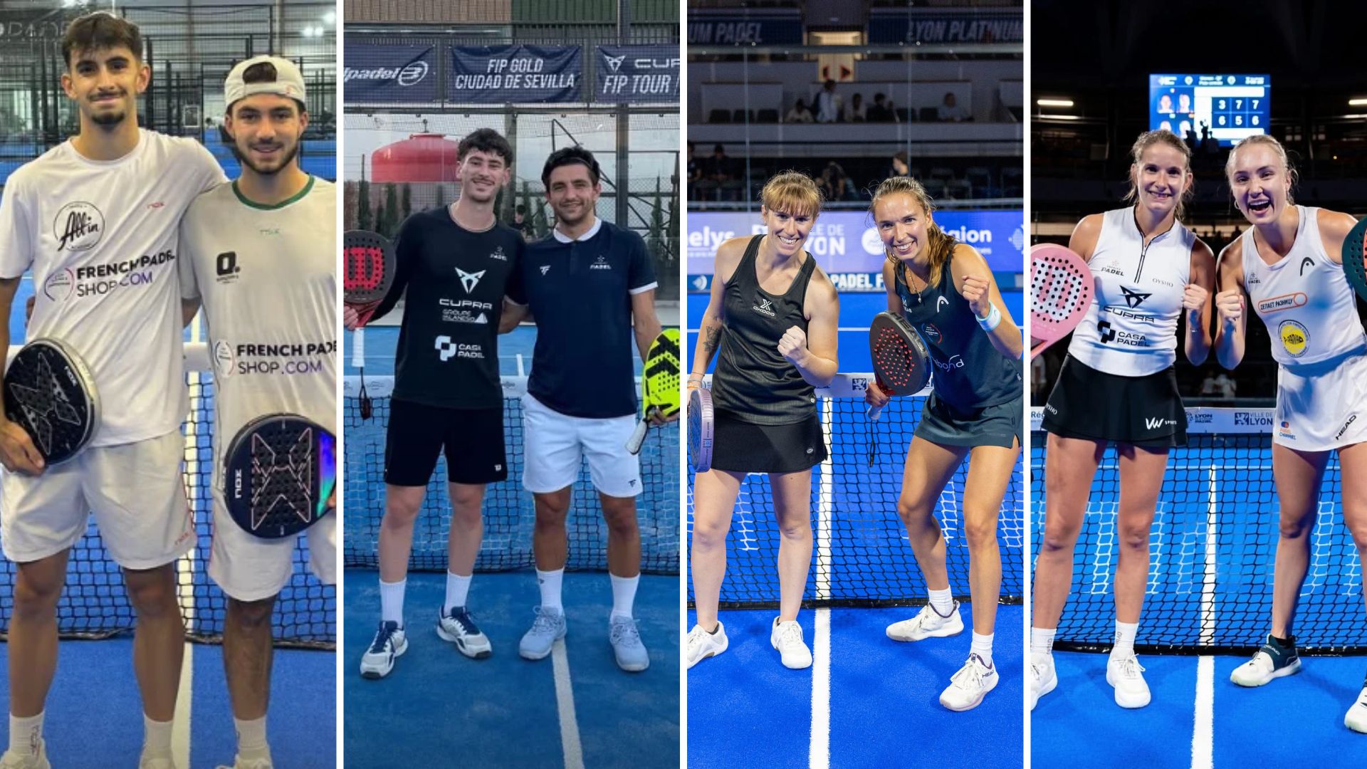 FIP Tour : Leygue et Collombon brillent à Séville, Boronad / Robert en demi-finales à Oslo, Mansart / Dardaine et Sireix en quart à Alkmaar