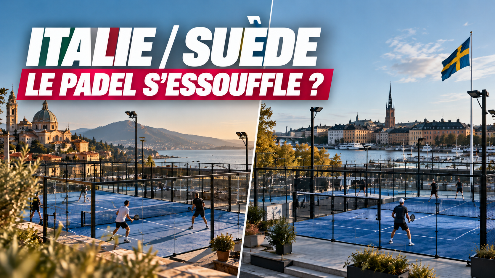 Italie, Suède : le padel montre-t-il ses premiers signes de saturation en Europe ?