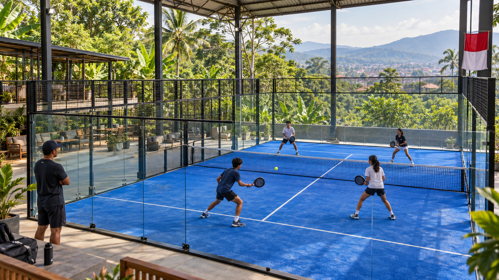 191 paires juniors à Bandung : l’Indonésie prépare la relève du padel asiatique