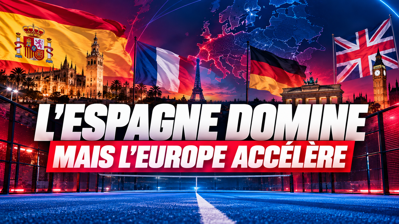 Padel mondial : l'Espagne reste la référence, mais la France et ses voisins accélèrent