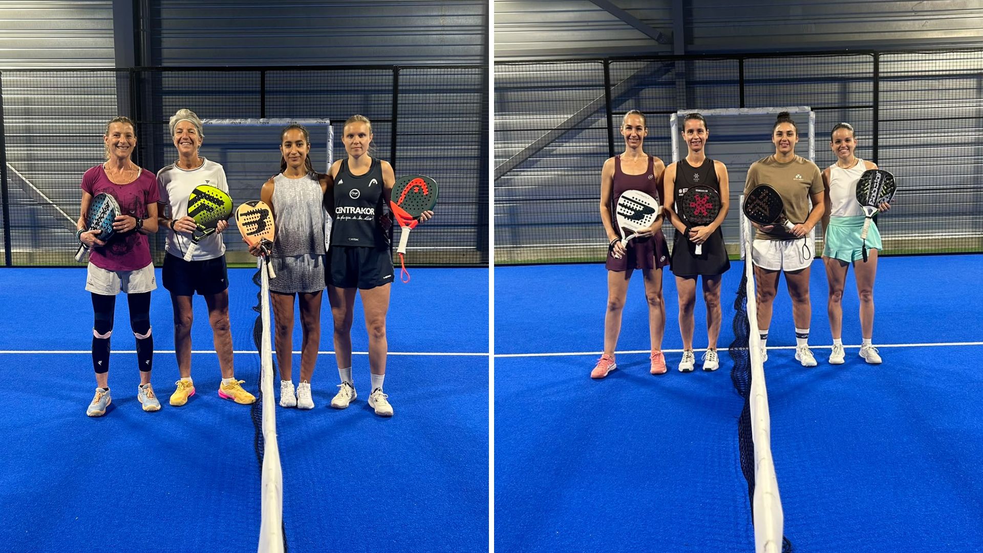 P1000 dames My Padel Langon - Denecheau / Majdoubi et Vandaele / Dautriat expéditives en demi-finales