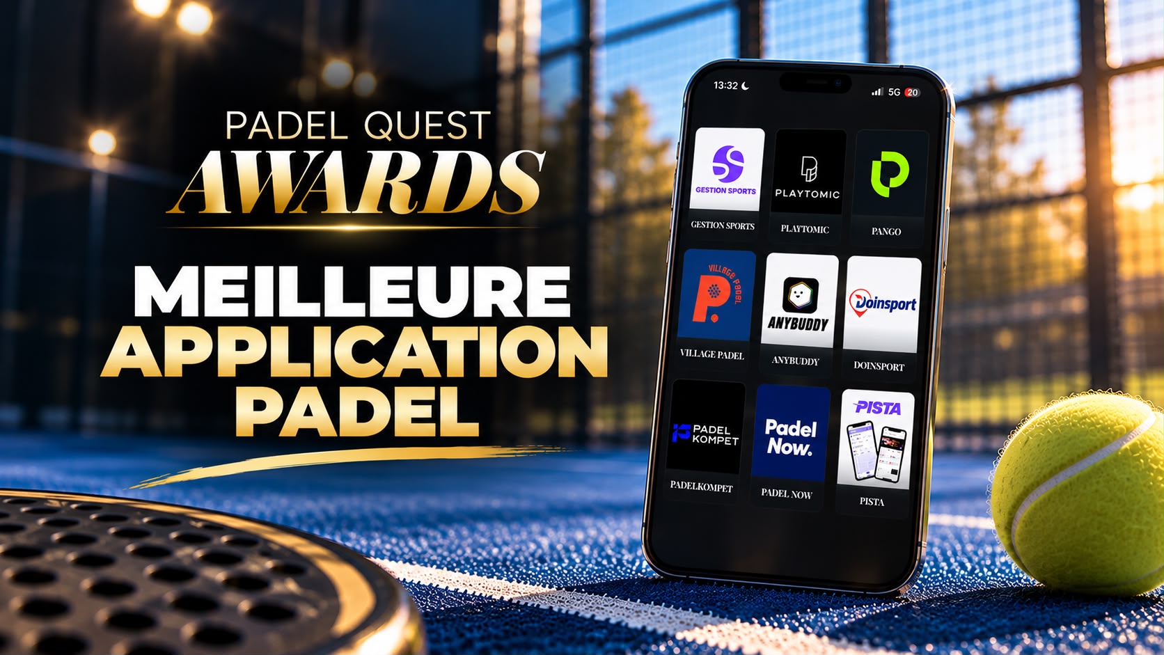 Padel Quest Awards : quelle est la meilleure application de padel en France ? Les votes ouvrent à 18h ! | Padel Magazine Padel Quest Awards : quelle est la meilleure application de padel en France ? Les votes ouvrent à 18h !