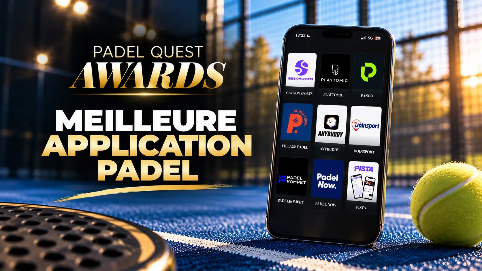 Padel Quest Awards : quelle est la meilleure application de padel en France ? Les votes ouvrent à 18h !