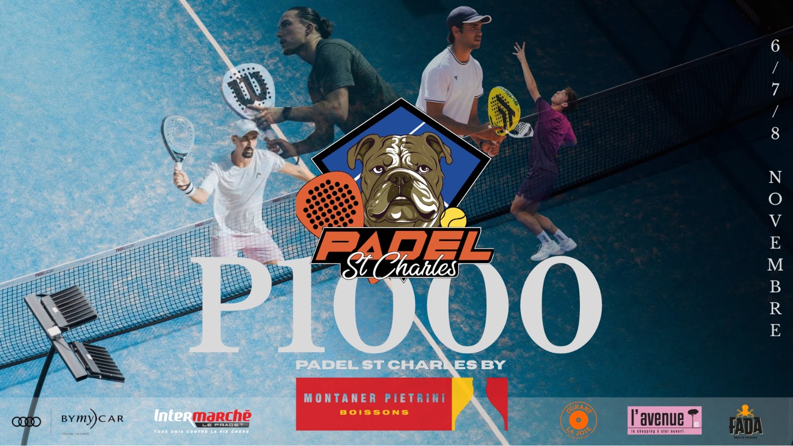 Padel Saint-Charles : huit pistes au pied du Coudon et un premier P1000 en novembre